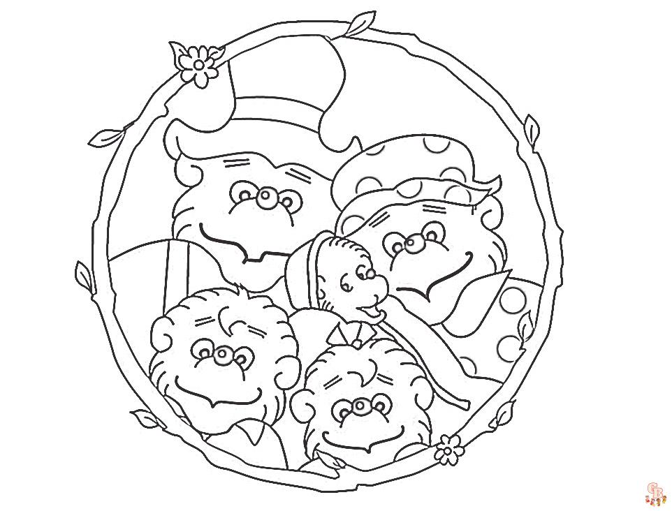 Berenstain Bears Coloring Pages 8