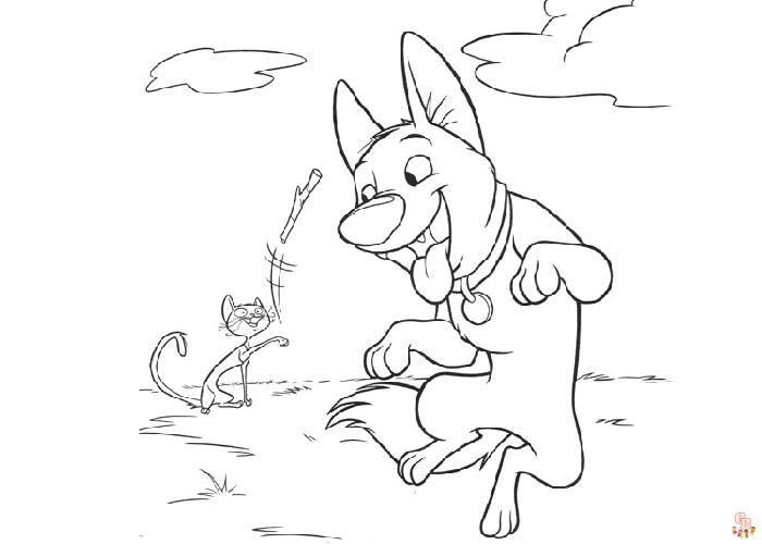 Bolt And Mittens Coloring Pages 4
