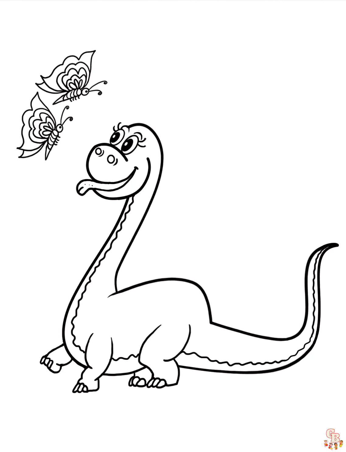 Brontosaurus Coloring Pages 4