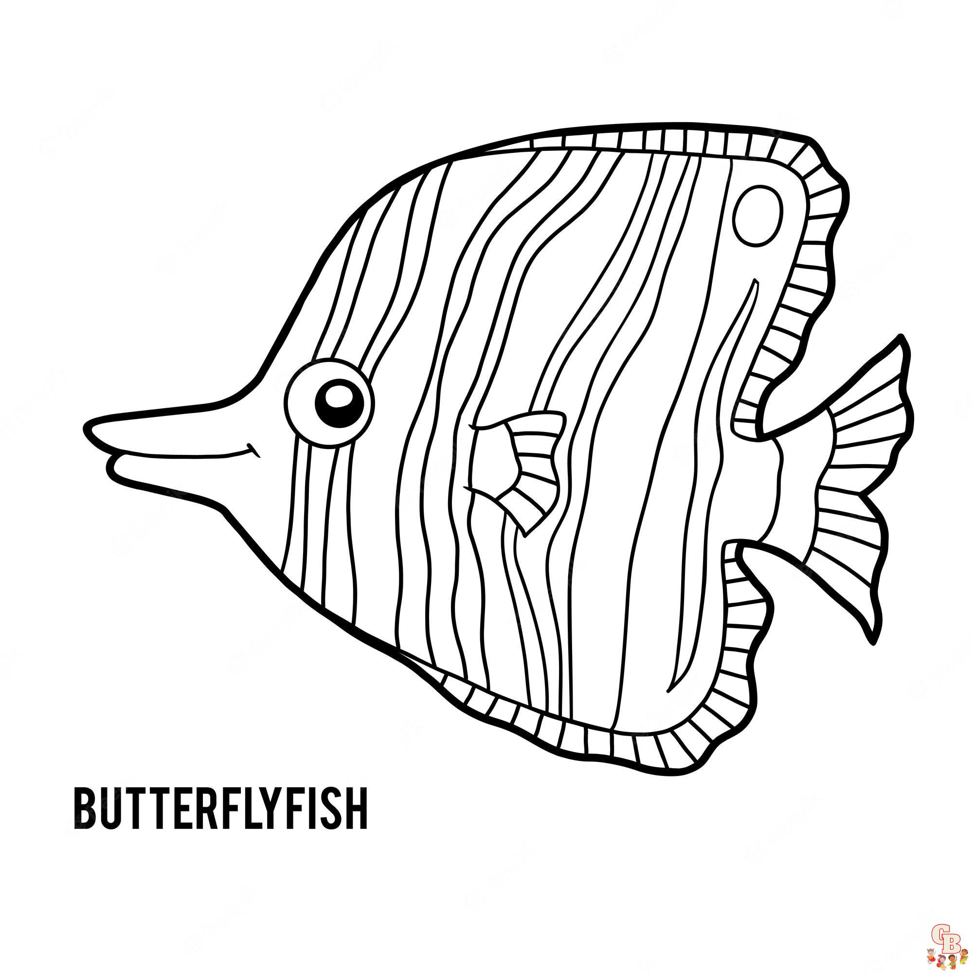 Butterfly Fish Coloring Pages