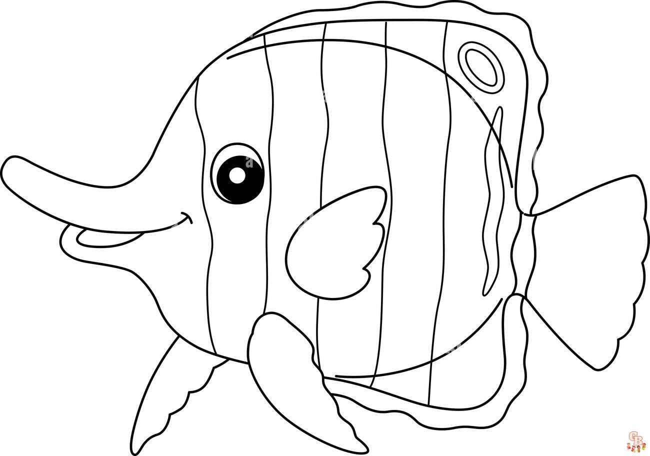 Butterfly Fish Coloring Pages