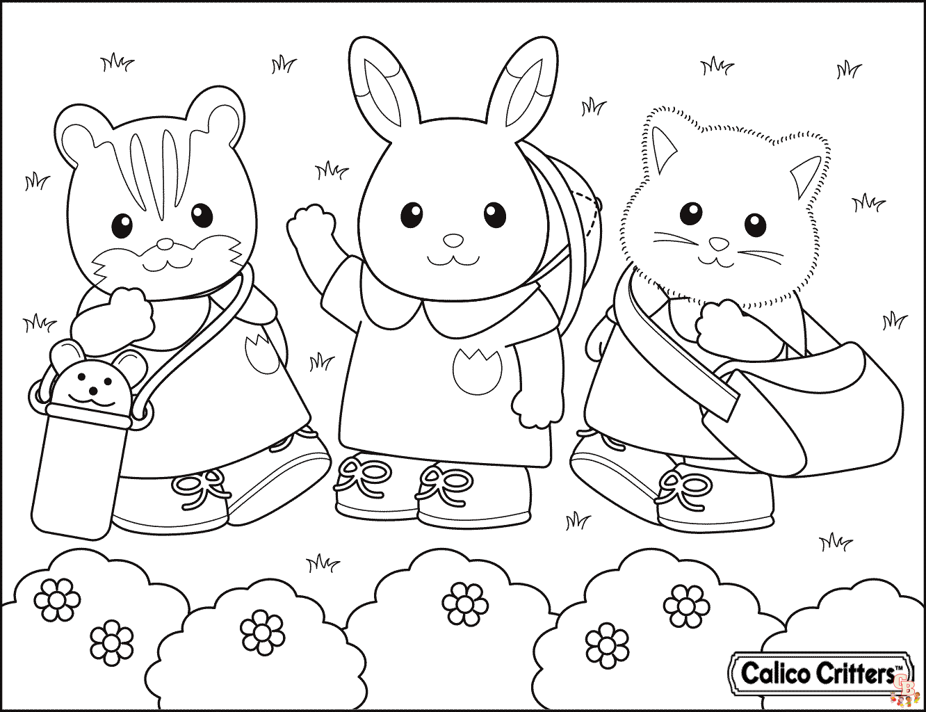 Calico Critters Coloring Pages 3