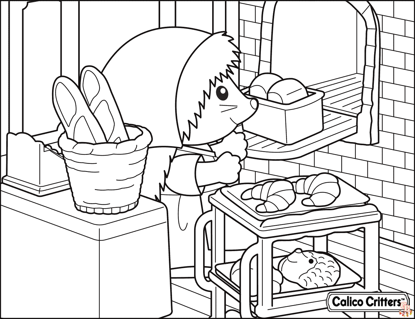 Calico Critters Coloring Pages 6