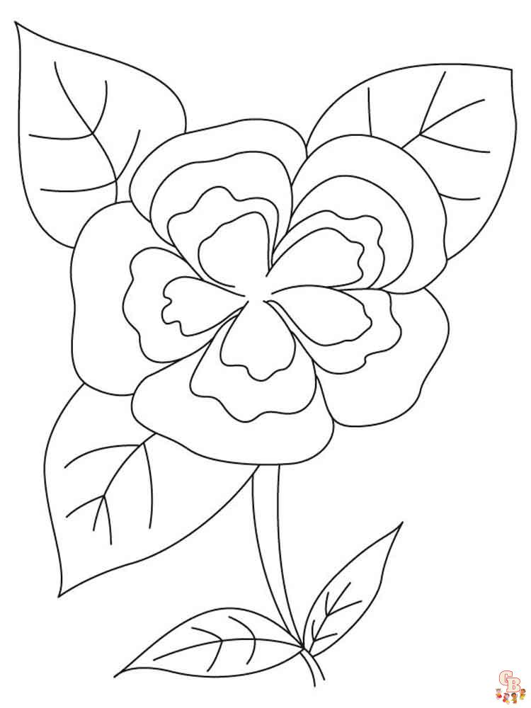 Camellia Coloring Page