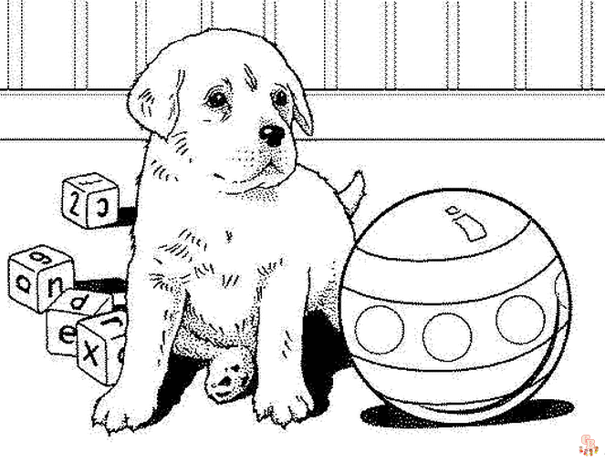Desenho de Filhote de cachorro para Colorir - Colorir.com