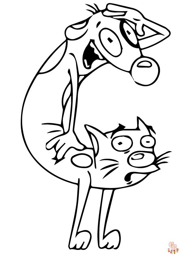 Catdog Coloring Pages 3