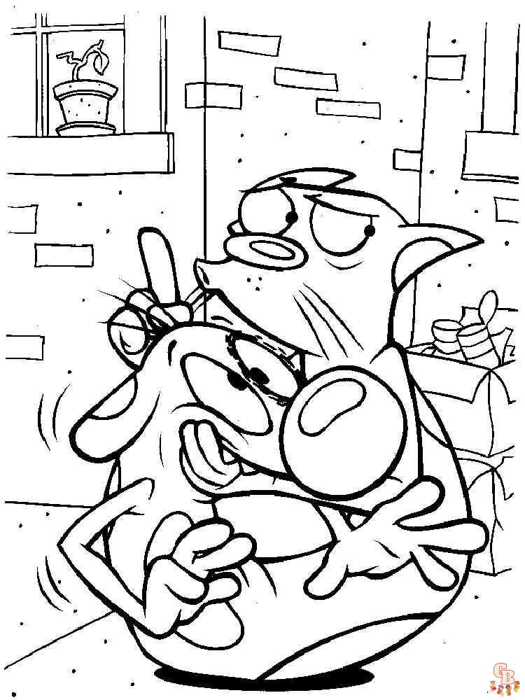 Catdog Coloring Pages 4