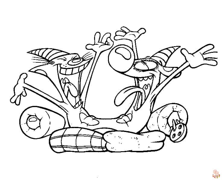 Catdog Coloring Pages 5