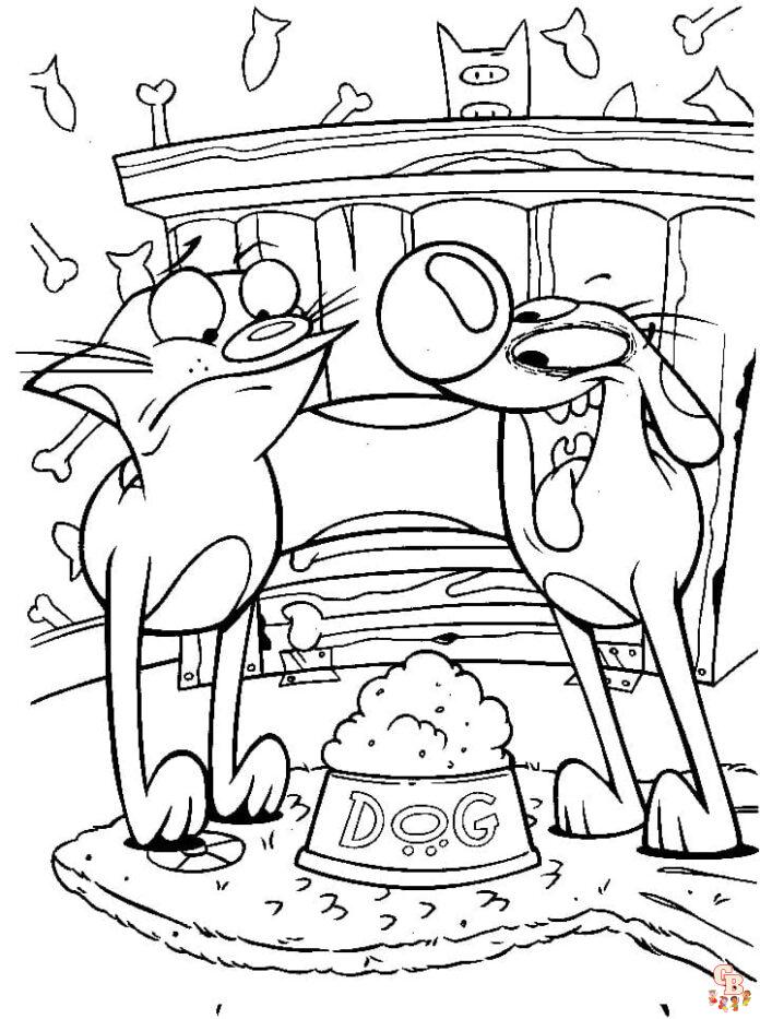 Catdog Coloring Pages 9
