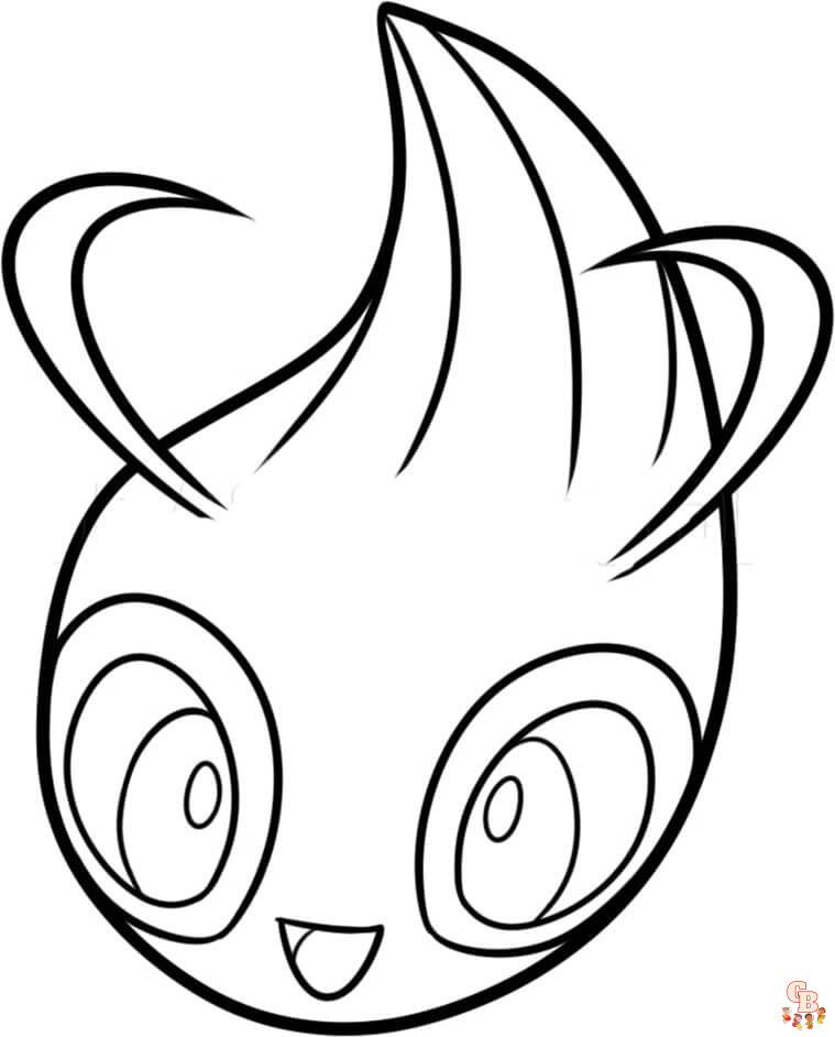 Celebi Coloring Pages 1