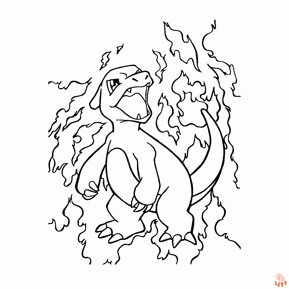 charmeleon coloring pages