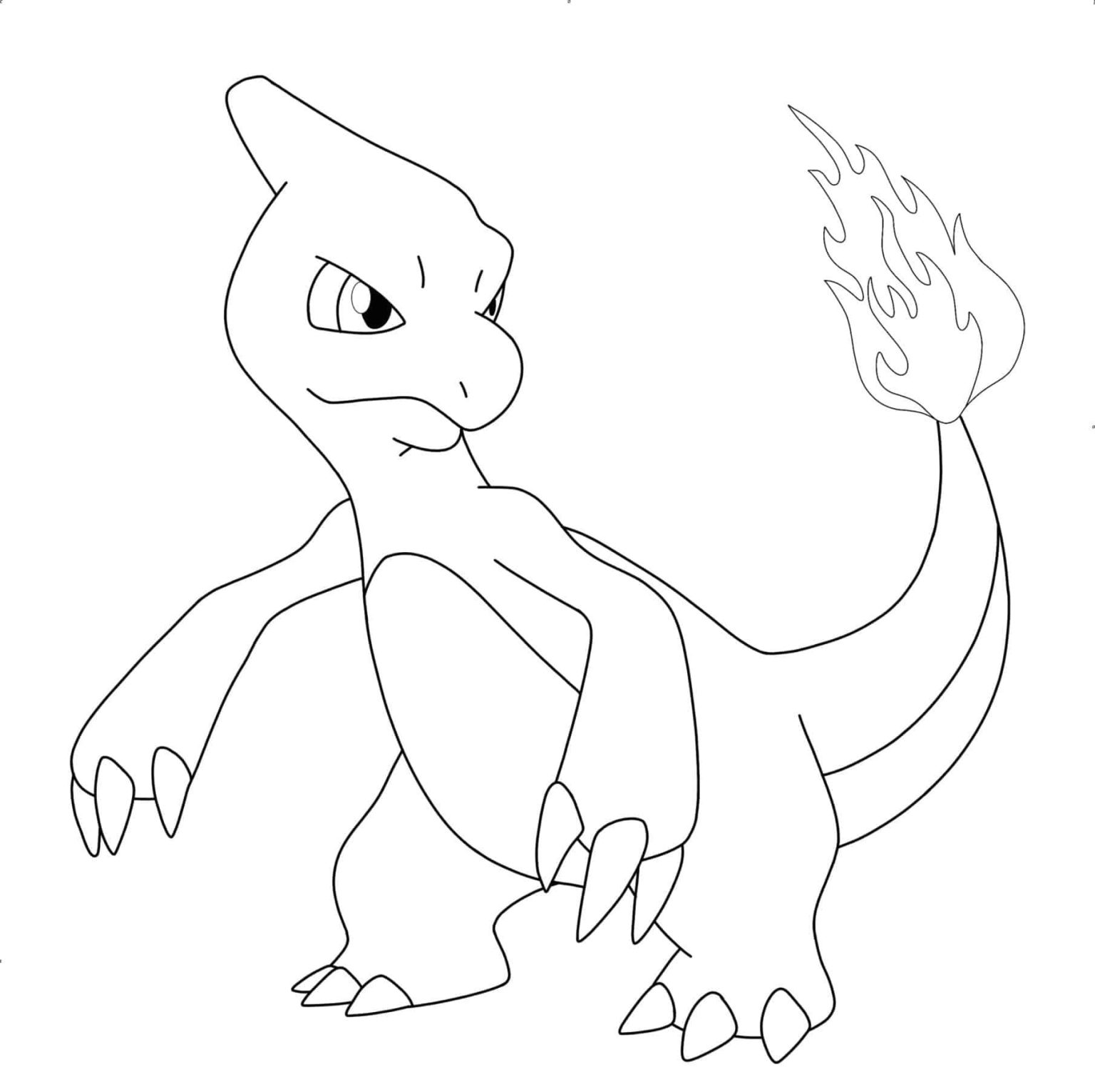 10 Captivating Charmeleon Coloring Pages: Unleash the Fiery Dragon Within