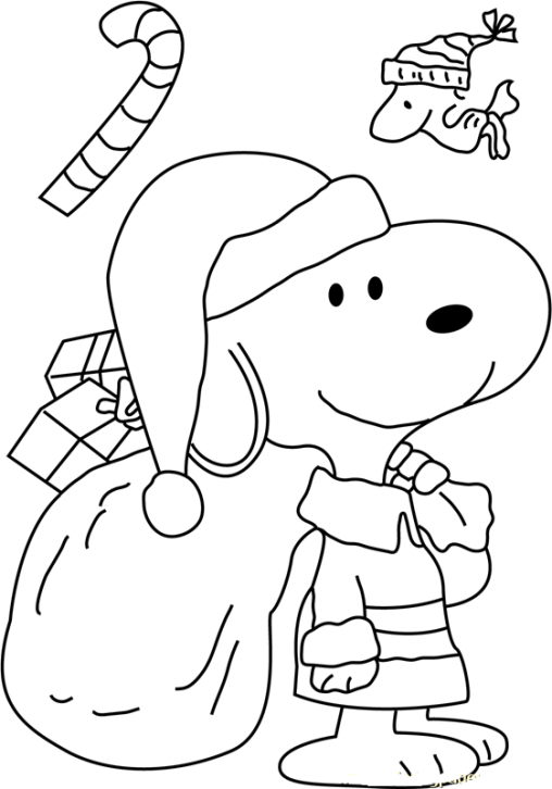 Free Printable Snoopy Coloring Pages - GBcoloring