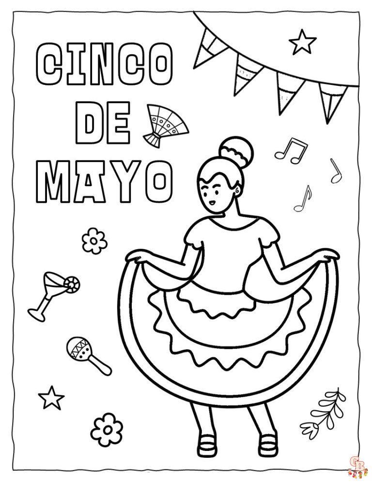 68+ Celebrate Cinco de Mayo Coloring Pages with Free Printable