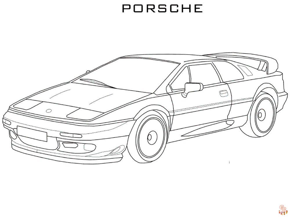 Coloring Pages Porsche 5