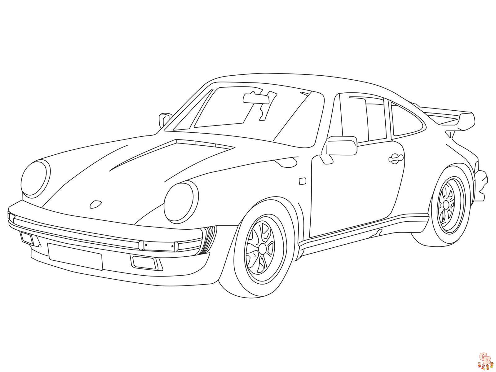 Coloring Pages Porsche 6