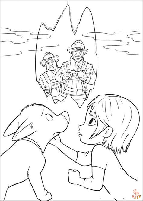 Cute Bolt and Penny Coloring Pages 8