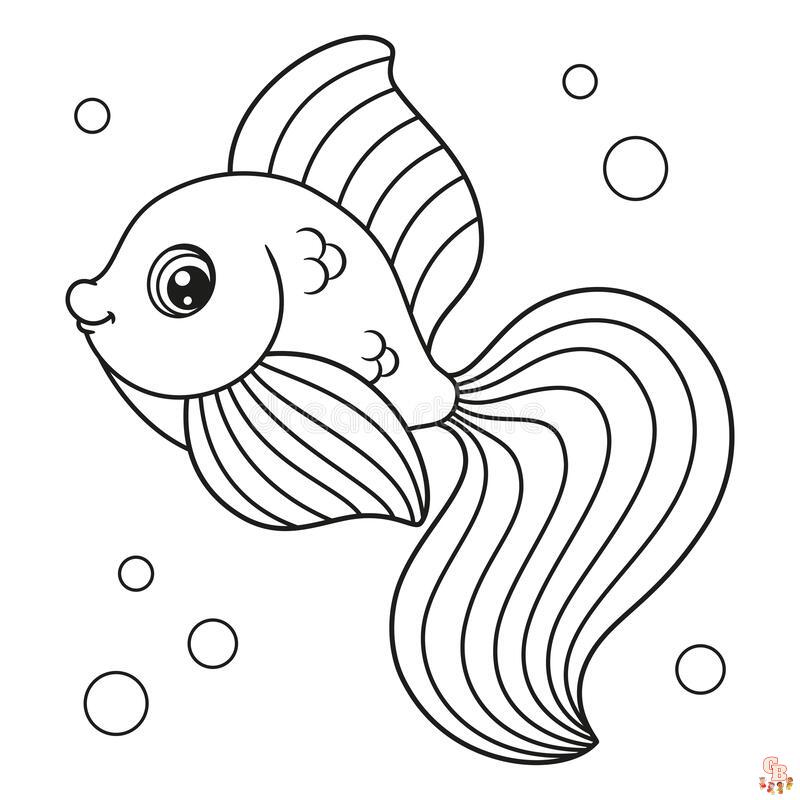 Cute Fish Coloring Pages