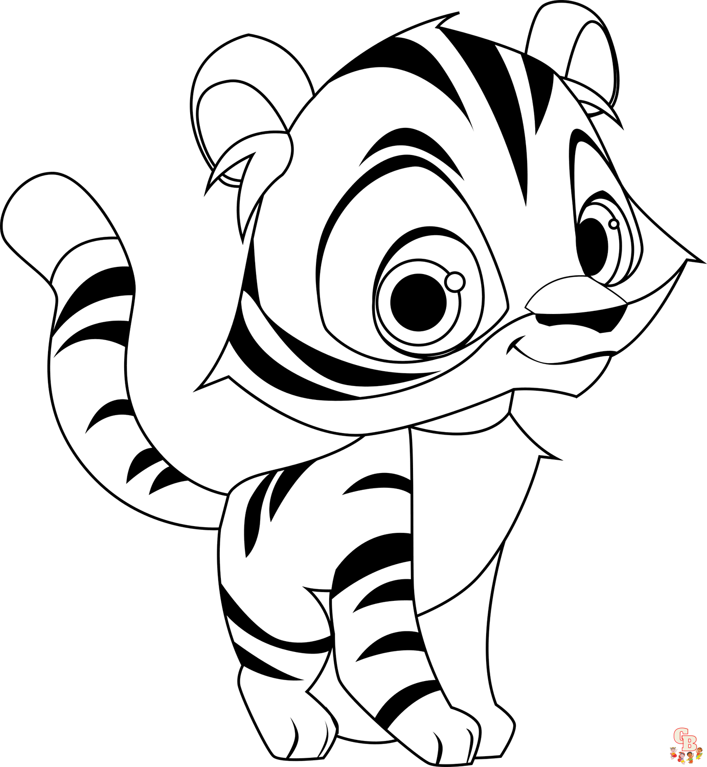 Cartoon Tiger Drawing - ClipArt Best
