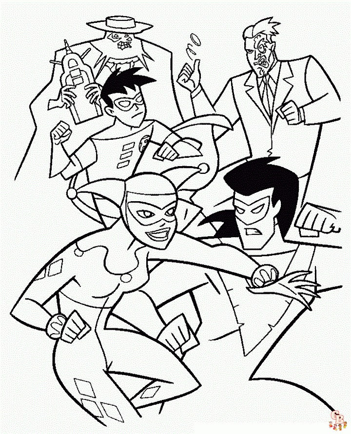 DC Coloring Pages 1