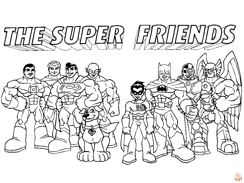DC Coloring Pages 2