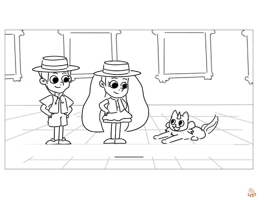 Diana and Roma Coloring Pages 3