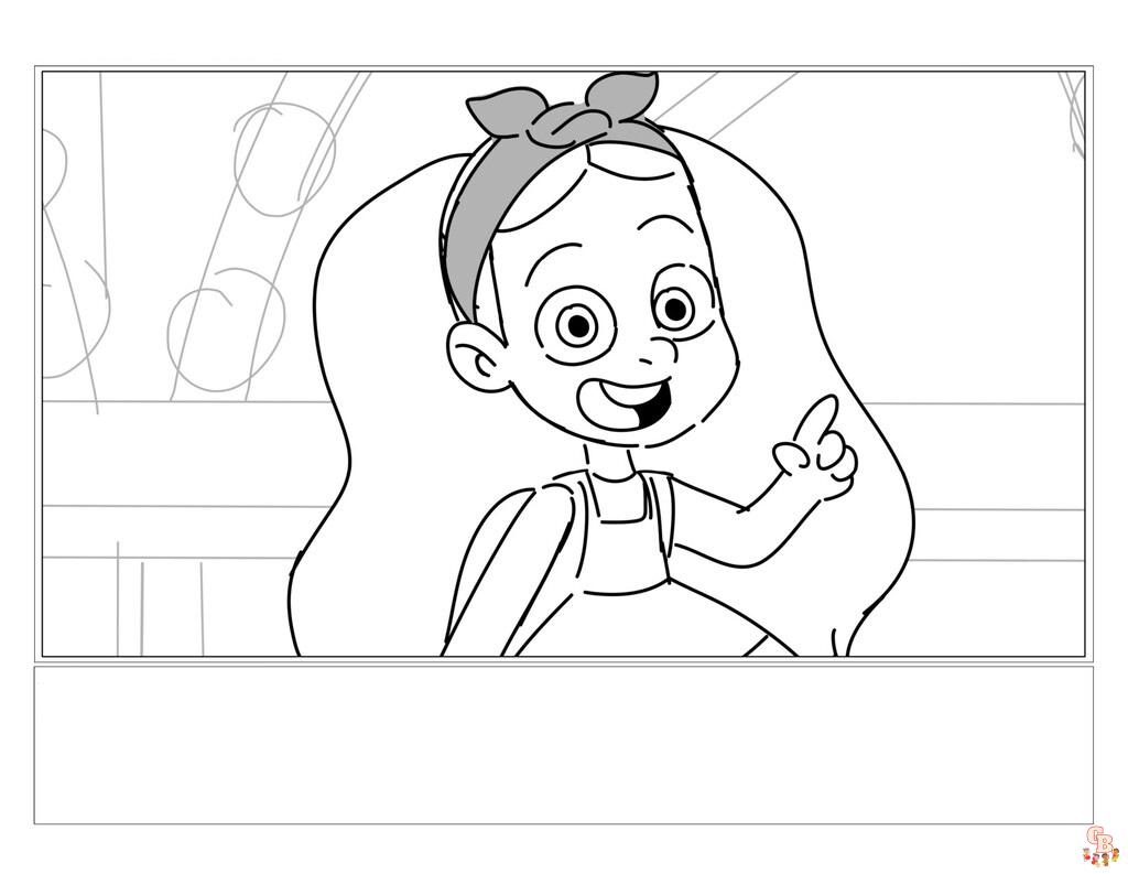 Diana and Roma Coloring Pages 4