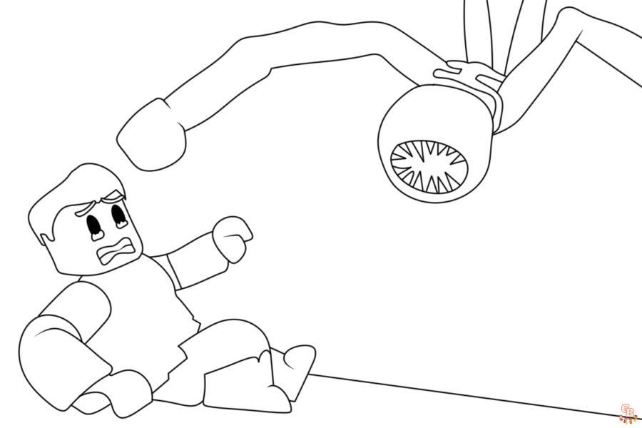 Free Roblox Doors Coloring Pages: Printable and Easy to Print