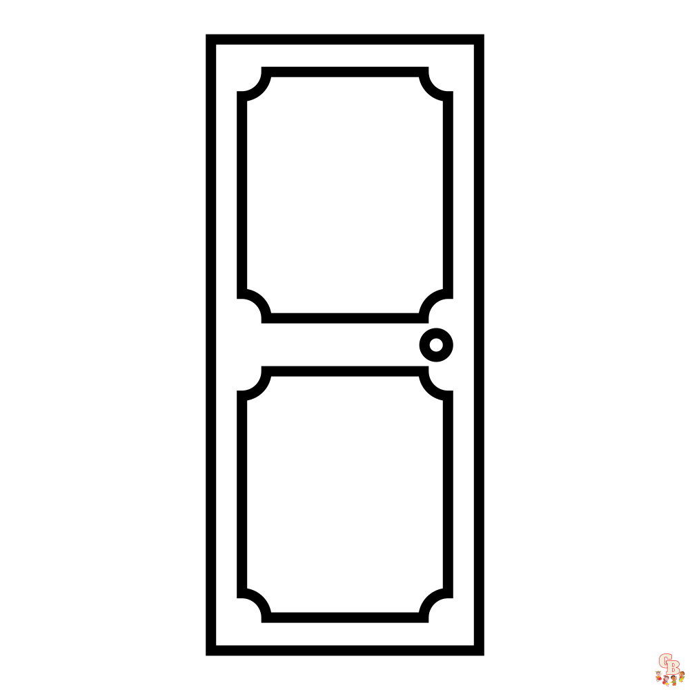 Doors coloring pages printable 2