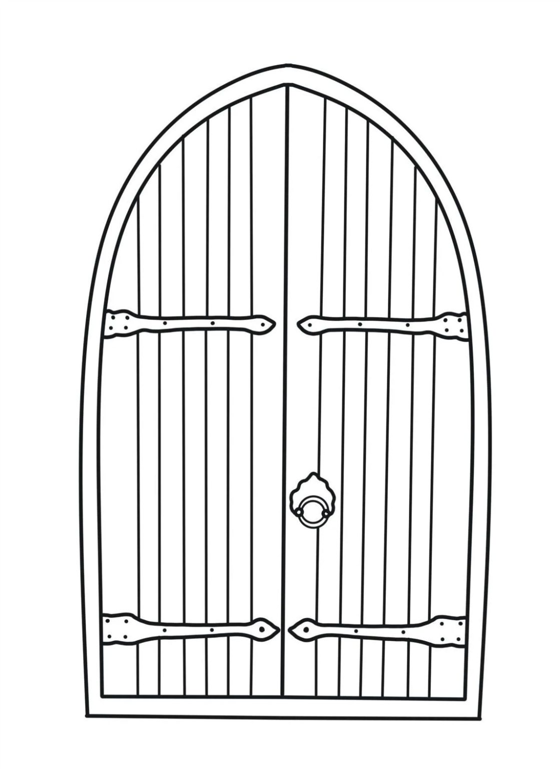 Discover Fun and Creative Doors Coloring Pages GBcoloring