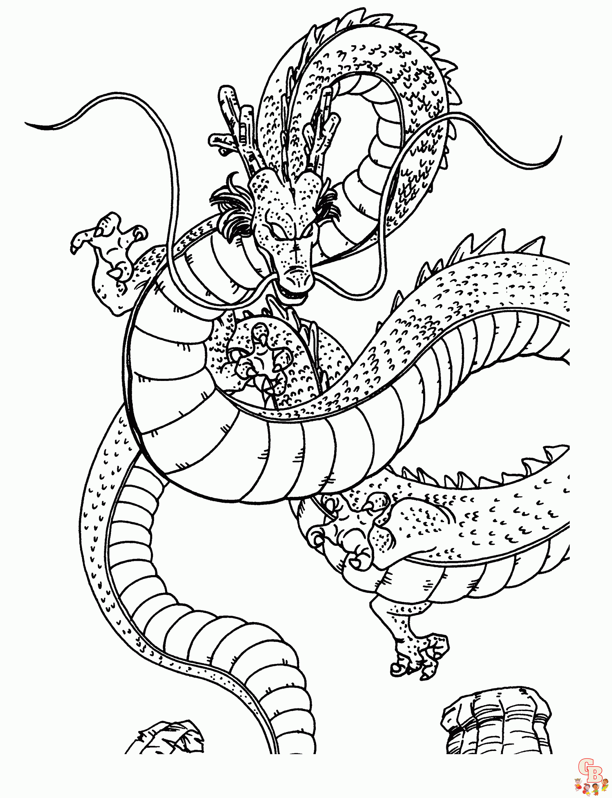 Dragon Ball Z Dragon Coloring Pages 1