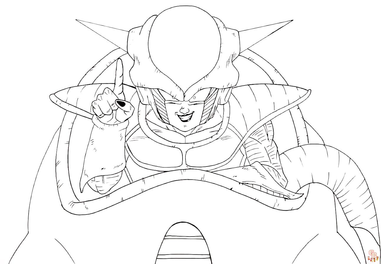 Dragon Ball Z Frieza Coloring Pages 2