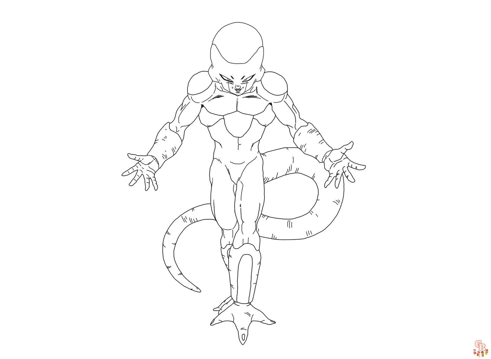 Dragon Ball Z Frieza Coloring Pages 3