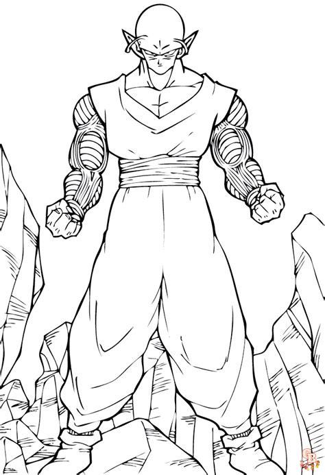 Dragon Ball Z Piccolo Coloring Pages 7
