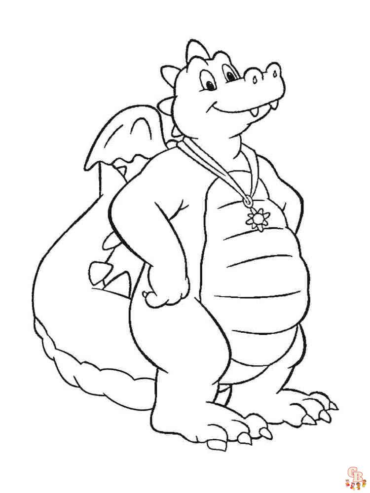 Dragon Tales Coloring Pages 10