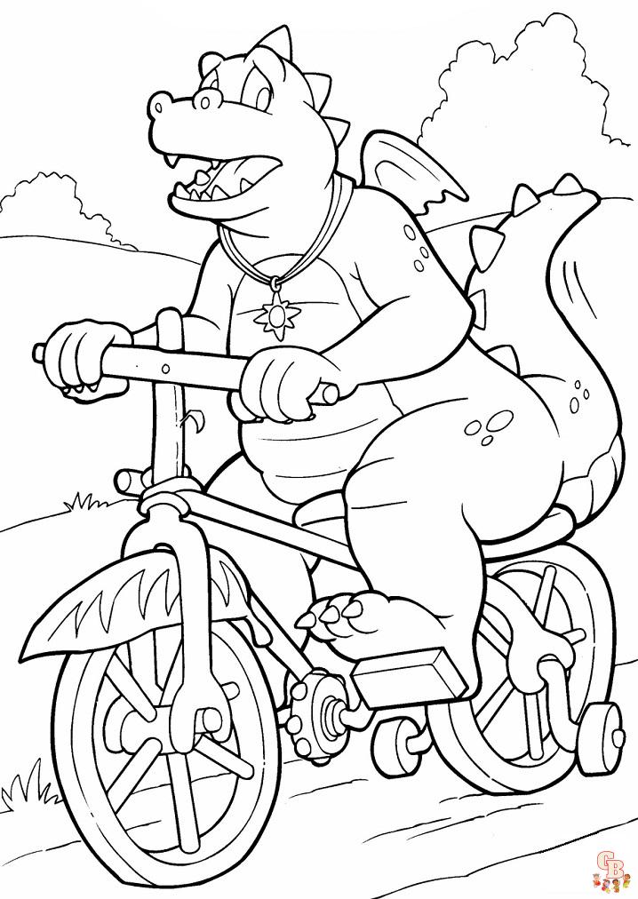 Dragon Tales Coloring Pages 18