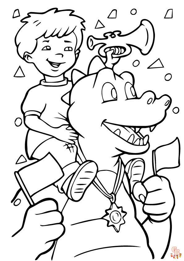 Dragon Tales Coloring Pages 3