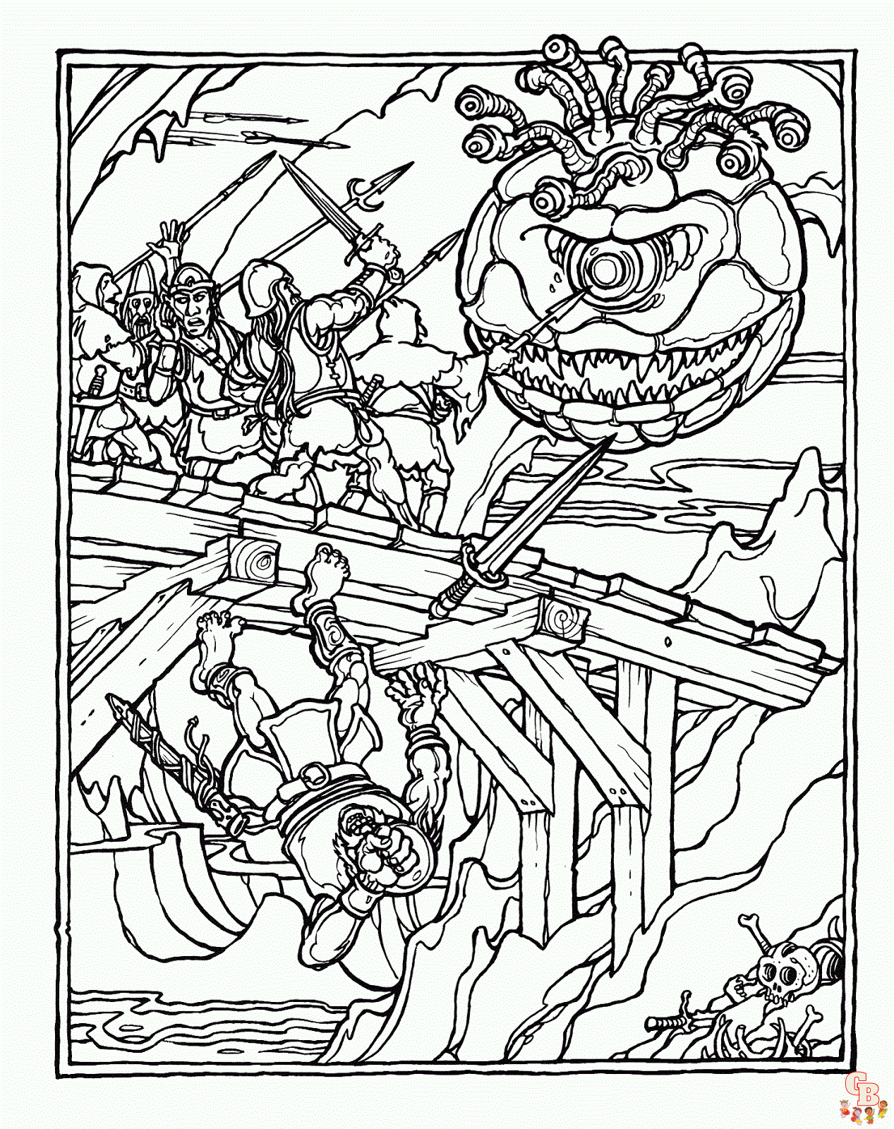 Dungeons and Dragons Coloring Pages 2