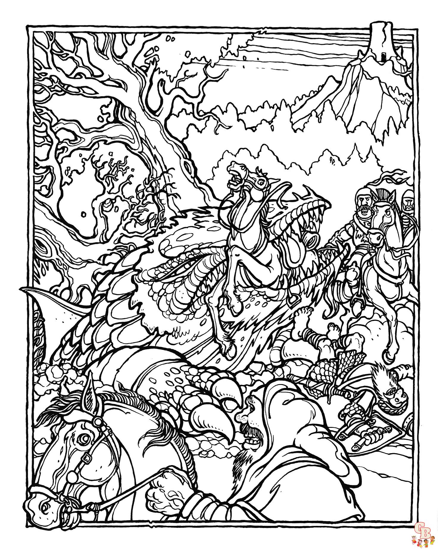 Dungeons and Dragons Coloring Pages 5
