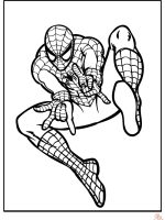Erou Marvel Spiderman Pagini de colorat