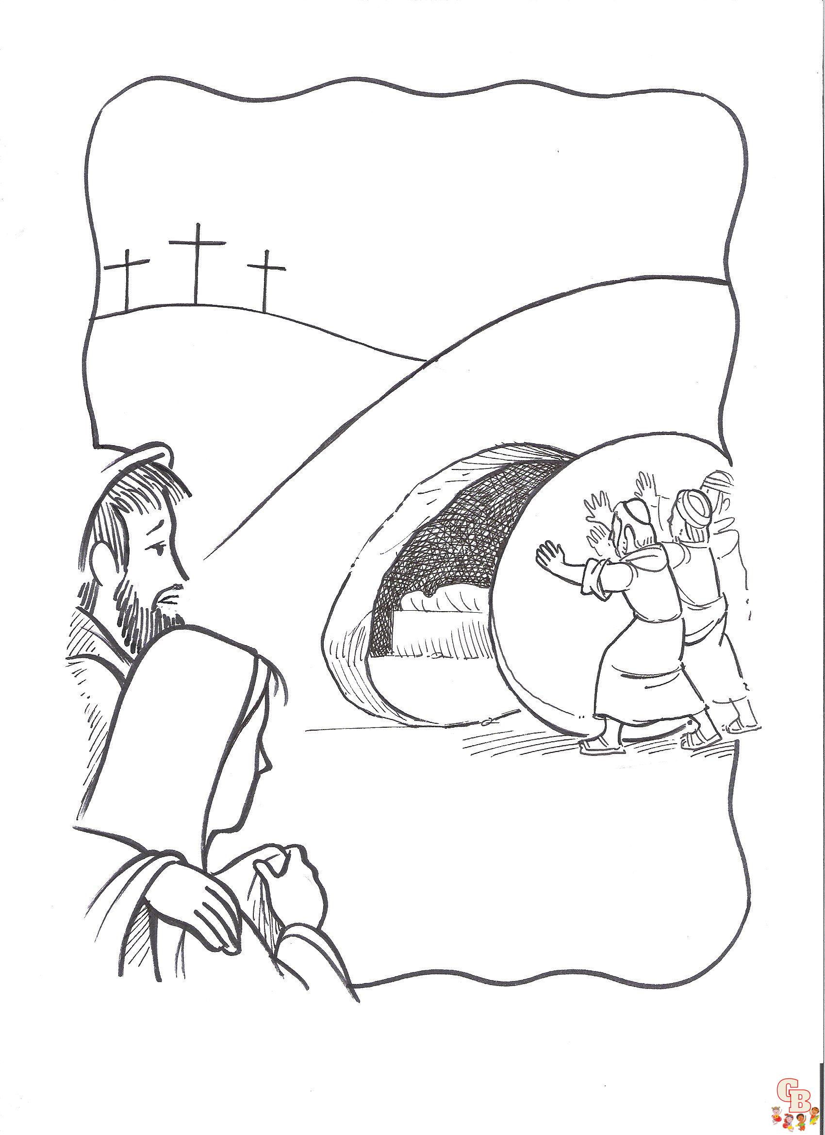 Empty Tomb Coloring Pages 3