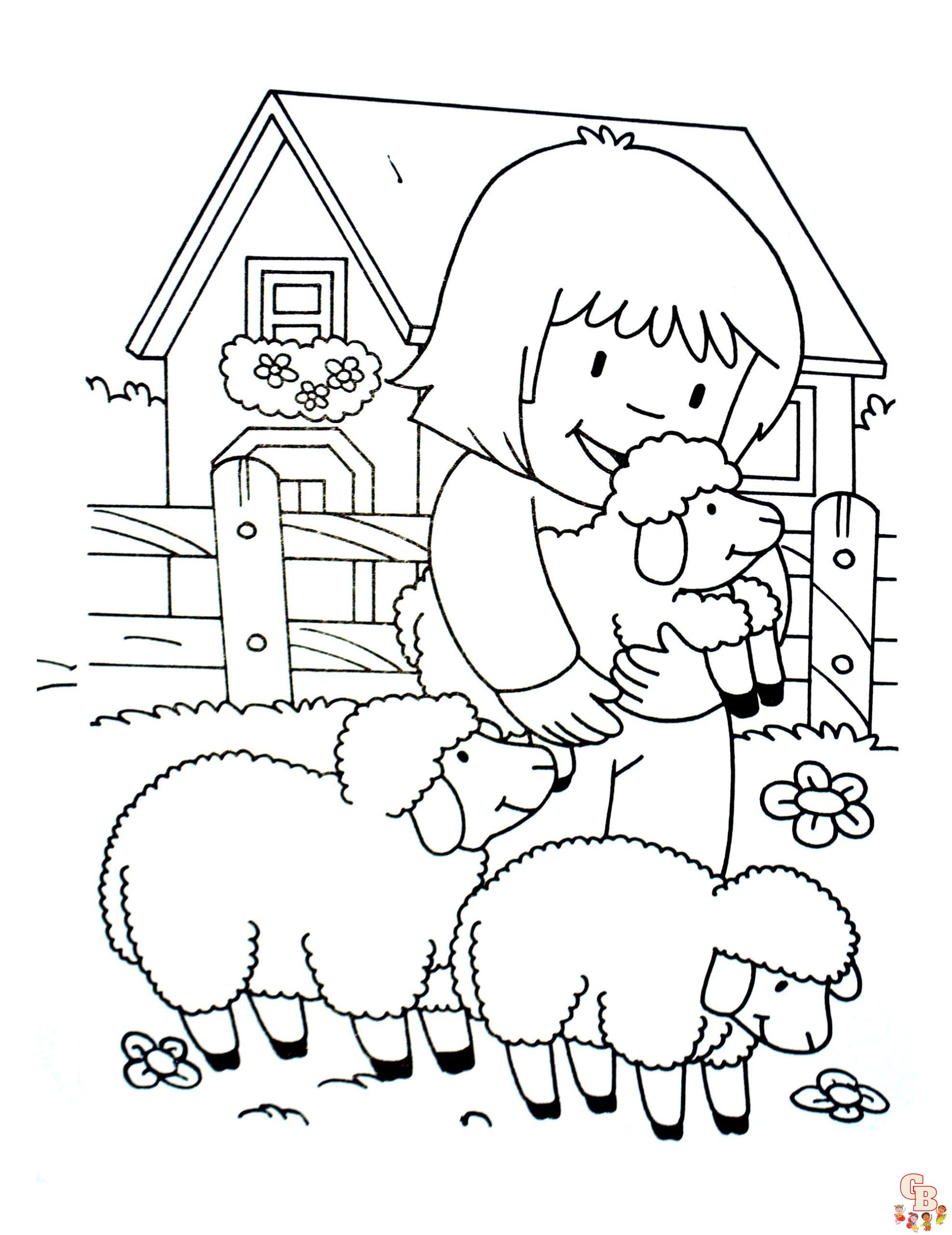 Farmhouse Coloring Pages 2