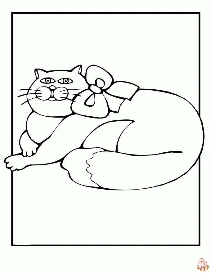 Premium Vector  Funny fat cat kids learning game vector coloring book  pages for children draw arrows to the objects that the cat wants to play  with