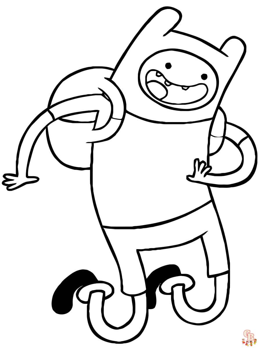 Finn Coloring Pages