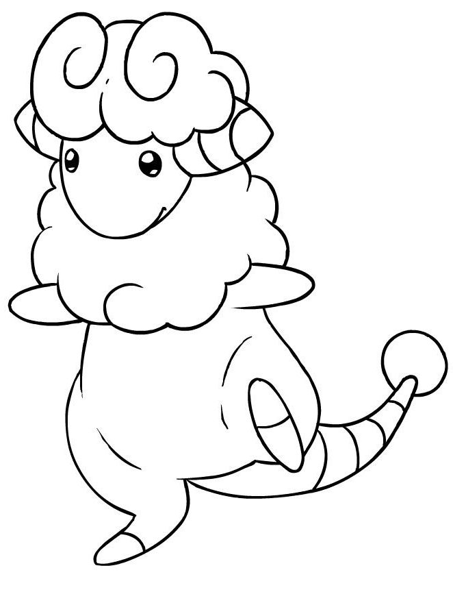 Flaaffy Coloring Pages 1 1
