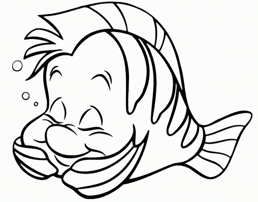 Colorful Flounder Coloring Pages: Free Printable and Easy Designs