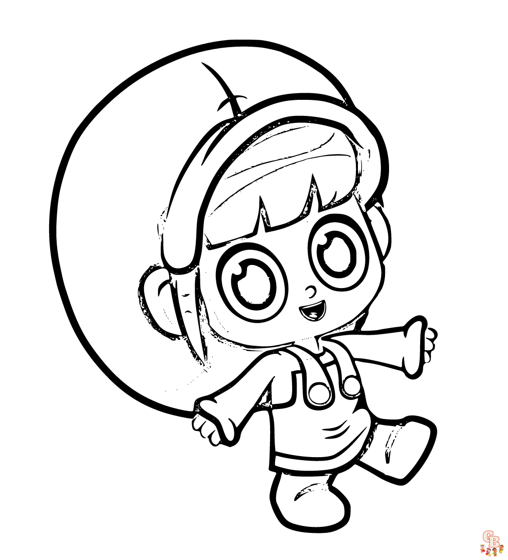 Free Cute Mila coloring pages for kids