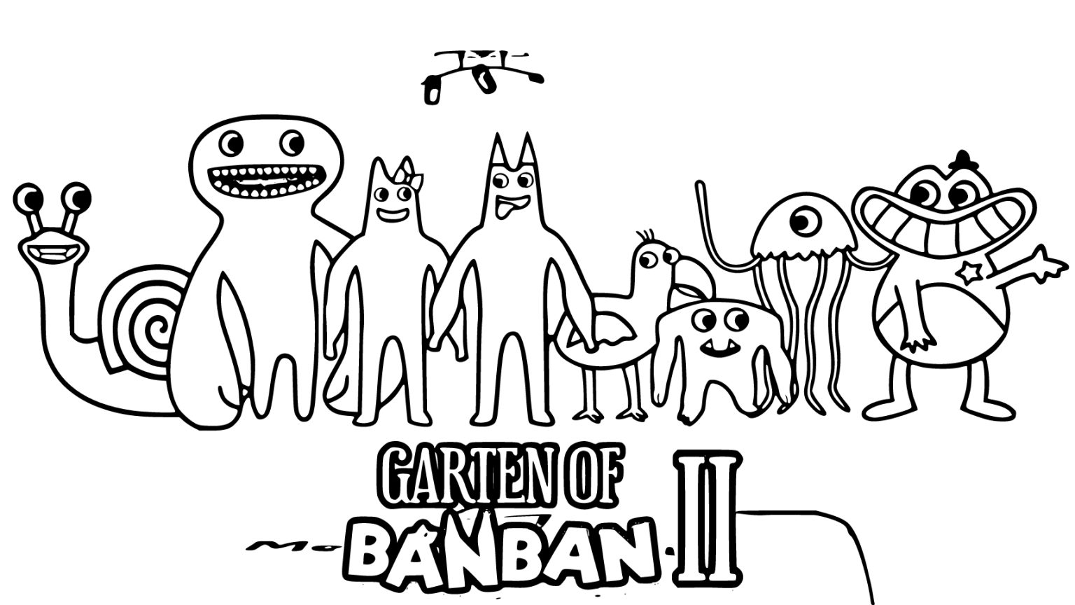 Unleash Creativity with Garten of Banban Chapter 2 Coloring Pages