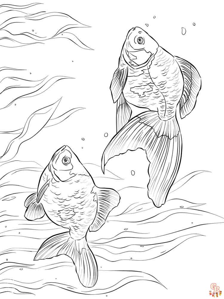 Goldfish Coloring Pages 14