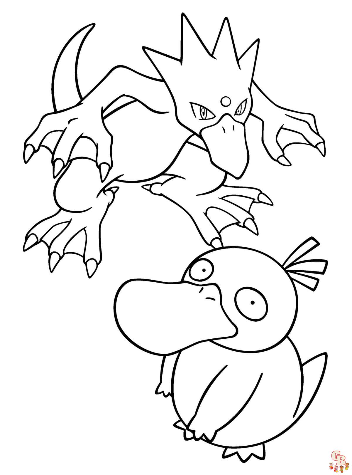 Enjoy Coloring Golduck Coloring Pages - Printable, Free & Easy